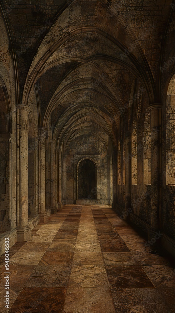 Ancient Stone Hallway: A Glimpse into History Ancient Stone Hallway: A Glimpse into History