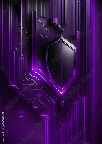 A minimalistic, technical, and futuristic wallpaper featuring a dreamlike art style