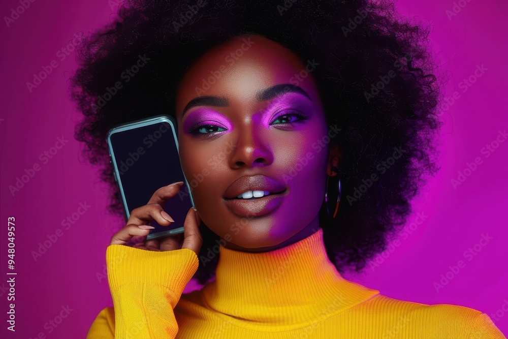 Beautiful afro woman Beautiful afro woman