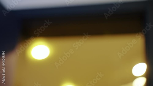 A scared funny man with wild hair.