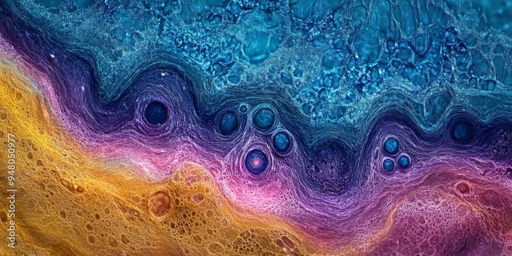 Naklejka premium abstract organic fractal background