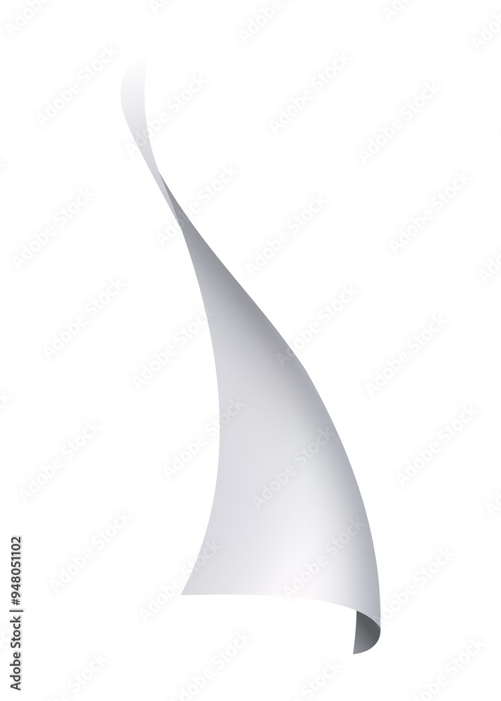 Flying paper page, icon. Falling documents sheet. Curved corner or fly page sheet. Scattered office sheet in motion. cartoon illustration Flying paper page, icon. Falling documents sheet. Curved corner or fly page sheet. Scattered office sheet in motion. cartoon illustration
