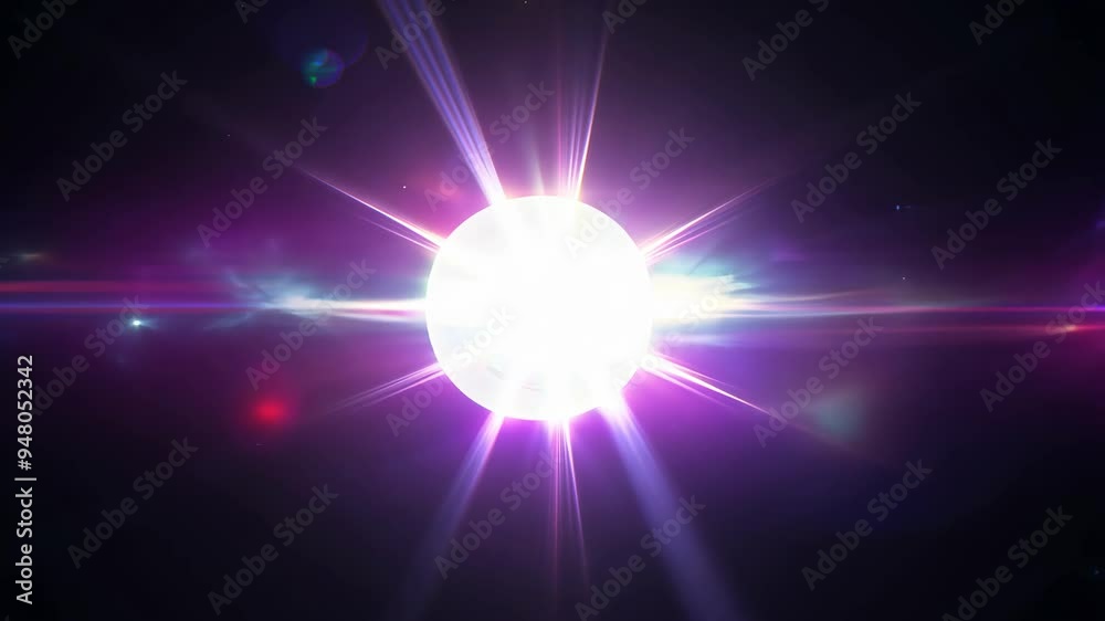 Exploring the dynamics of light and energy in a cosmic sphere during a nighttime demonstration