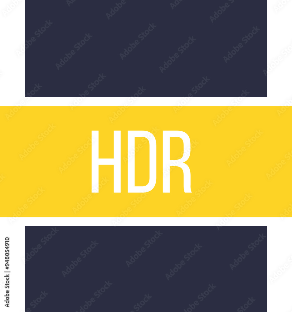 HDR icon fill and bebus writting HDR icon fill and bebus writting