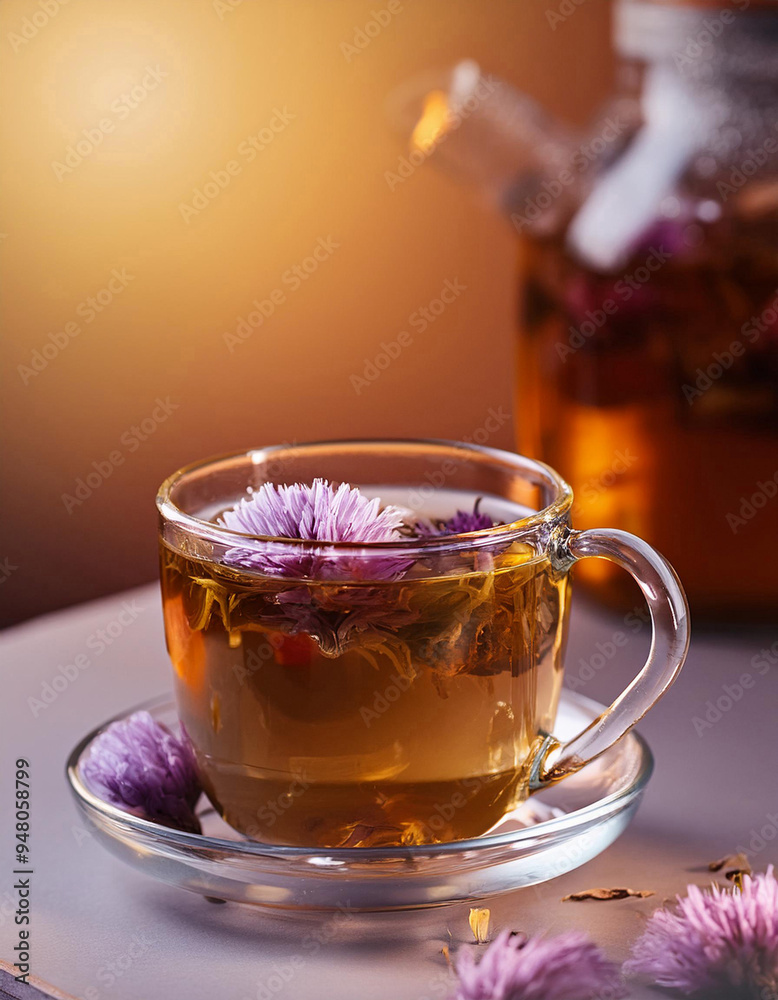 cup of tea with flowers cup of tea with flowers