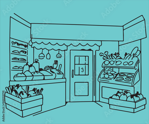 store fronted end for any background