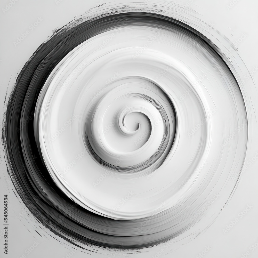 Depict motion lines forming a whirlwind pattern