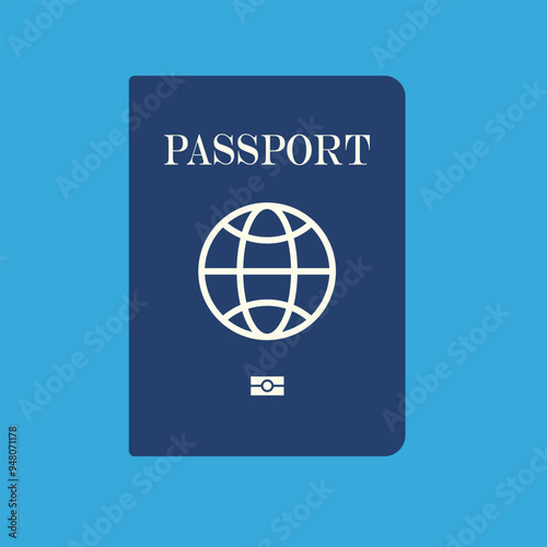Blue Citizenship Passport Booklet