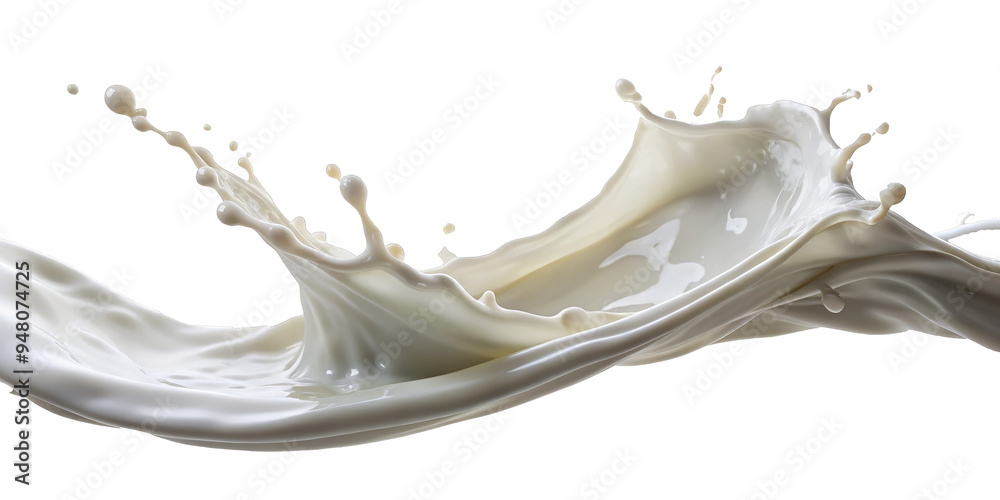 Milk splash ,isolated on transparent png background Milk splash ,isolated on transparent png background
