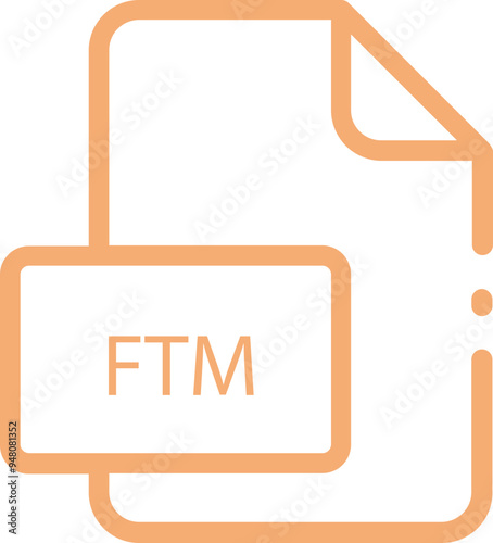 Old brick fill FTM file icon