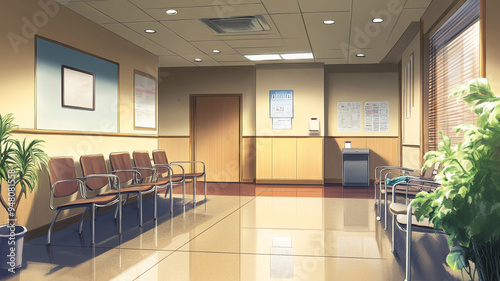 Waiting room in hospital