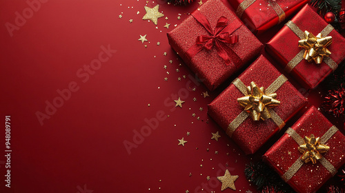 Christmas gifts background