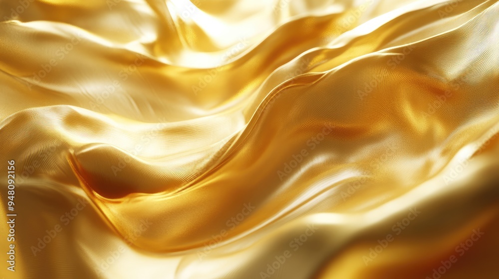 Flowing 3D golden waves with intricate designs and soft lighting, perfect for upscale and refined visuals Flowing 3D golden waves with intricate designs and soft lighting, perfect for upscale and refined visuals