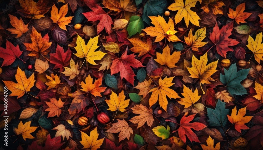yellow autumn leaves lying on the ground yellow autumn leaves lying on the ground