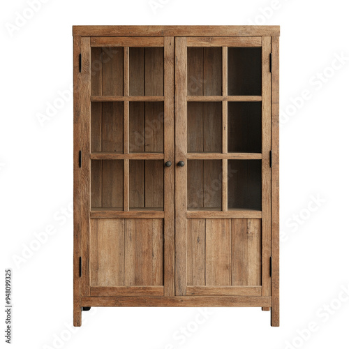 A Stunning Rustic Cabinet Perfect for Showcasing Your Prized Possessions and Adding Character to Any Room