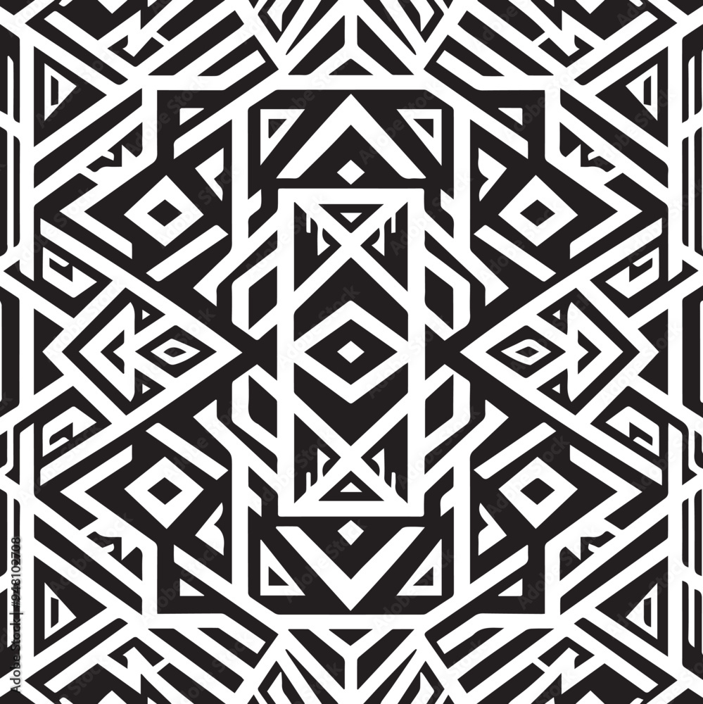 Vector seamless pattern. Modern stylish texture with monochrome trellis. Repeating geometric triangular grid. Simple graphic design. Trendy hipster sacred geometry. Vector seamless pattern. Modern stylish texture with monochrome trellis. Repeating geometric triangular grid. Simple graphic design. Trendy hipster sacred geometry.