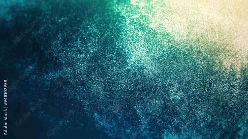 Fototapeta premium Abstract Teal and Yellow Textured Background