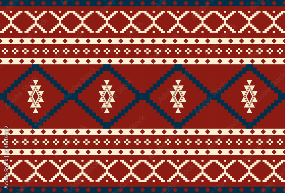 abstract Traditional geometric ethnic fabric pattern ornate elements with ethnic patterns design for textiles, rugs, clothing, sarong, scarf, batik, wrap, embroidery, print, curtain, carpe abstract Traditional geometric ethnic fabric pattern ornate elements with ethnic patterns design for textiles, rugs, clothing, sarong, scarf, batik, wrap, embroidery, print, curtain, carpe