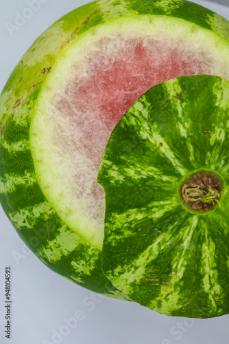 watermelon on a white background