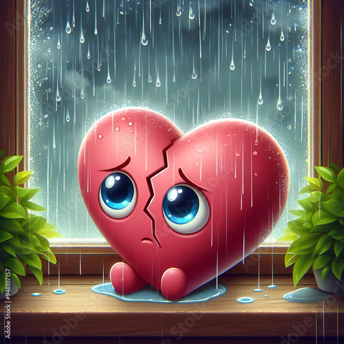 heart in the window
