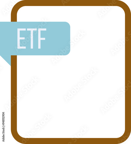 ETF File rectangular icon