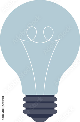 A simple illustration of a lightbulb, symbolizing ideas, innovation, and inspiration.
