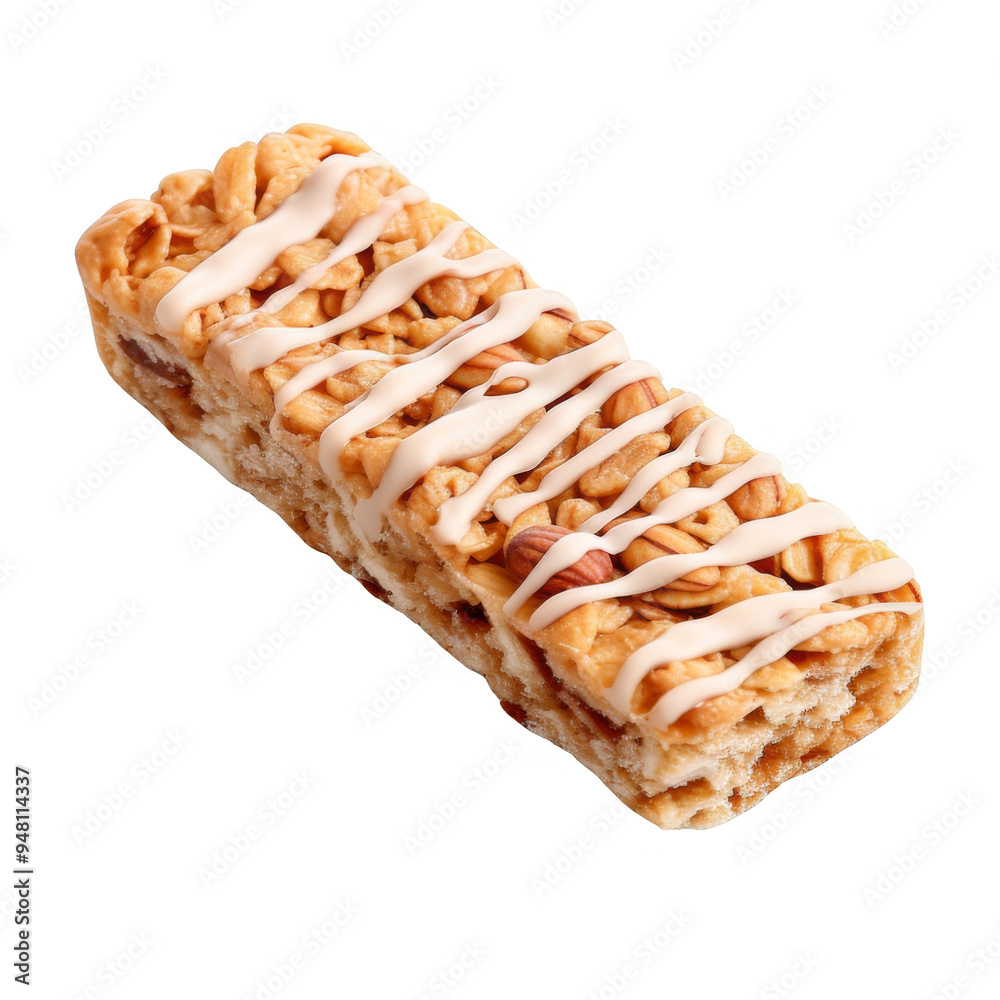 Nut Bar Isolated on a Transparent Background Nut Bar Isolated on a Transparent Background
