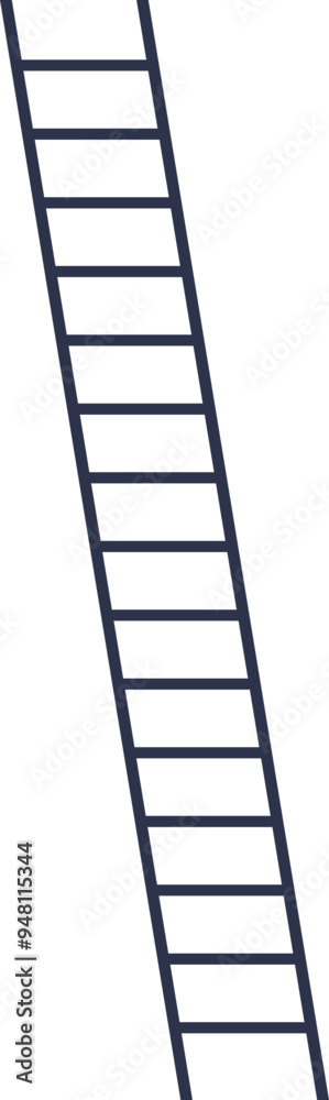 A simple illustration of a leaning ladder, symbolizing growth, progress, or access to higher places. A simple illustration of a leaning ladder, symbolizing growth, progress, or access to higher places.