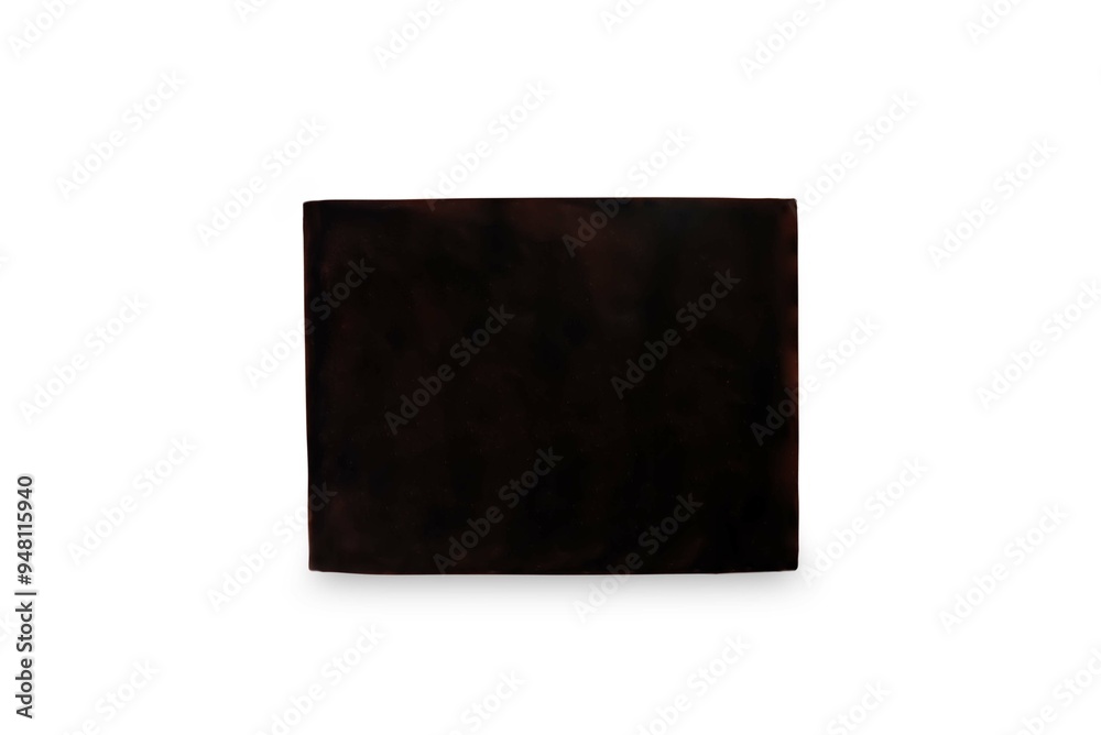 Fresh layered chocolate Halva on a white isolated background Fresh layered chocolate Halva on a white isolated background