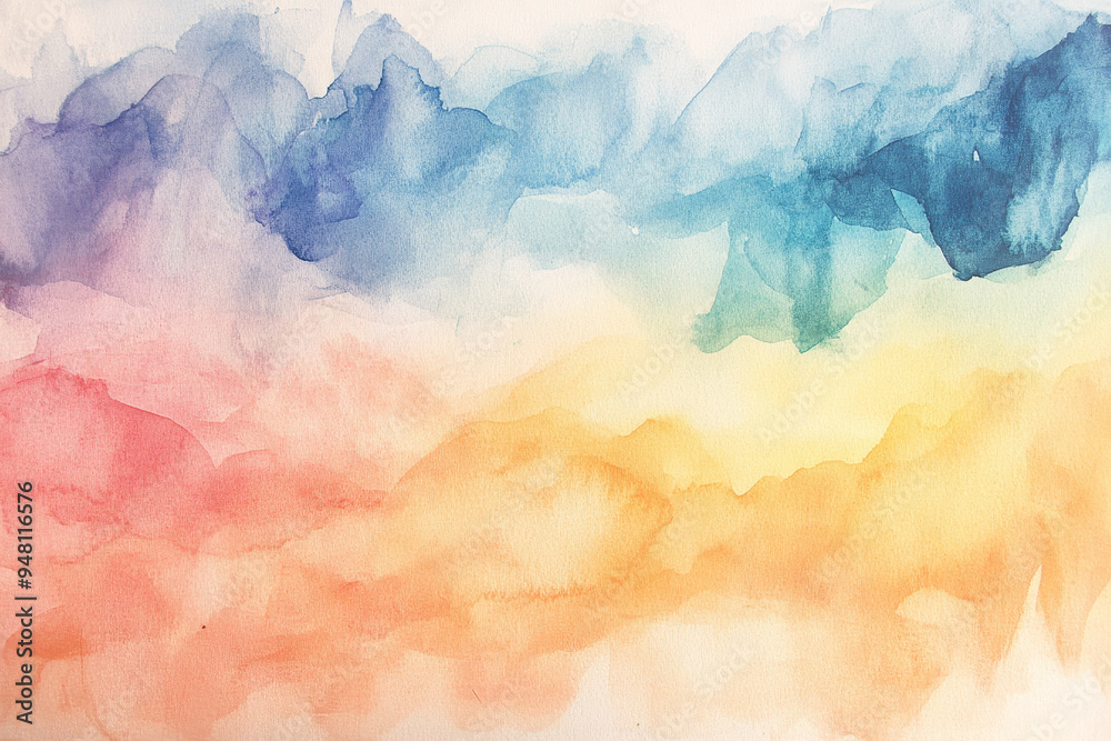 A calming watercolor painting depicting abstract shapes, created during an art therapy session, symbolizing the expression of emotions and the healing power of art for mental well-being. A calming watercolor painting depicting abstract shapes, created during an art therapy session, symbolizing the expression of emotions and the healing power of art for mental well-being.