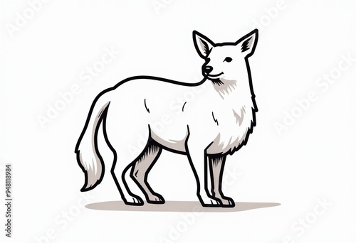 Simple Line Art Animal Graphics | Perfect for Fashion and Apparel 