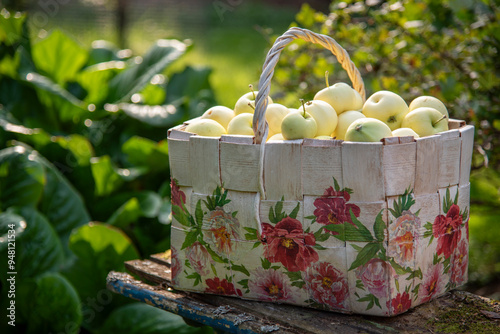 Basket full of apples