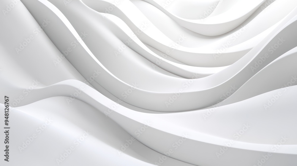 Abstract white waves create a serene and modern aesthetic, emphasizing fluidity and elegance. Abstract white waves create a serene and modern aesthetic, emphasizing fluidity and elegance.