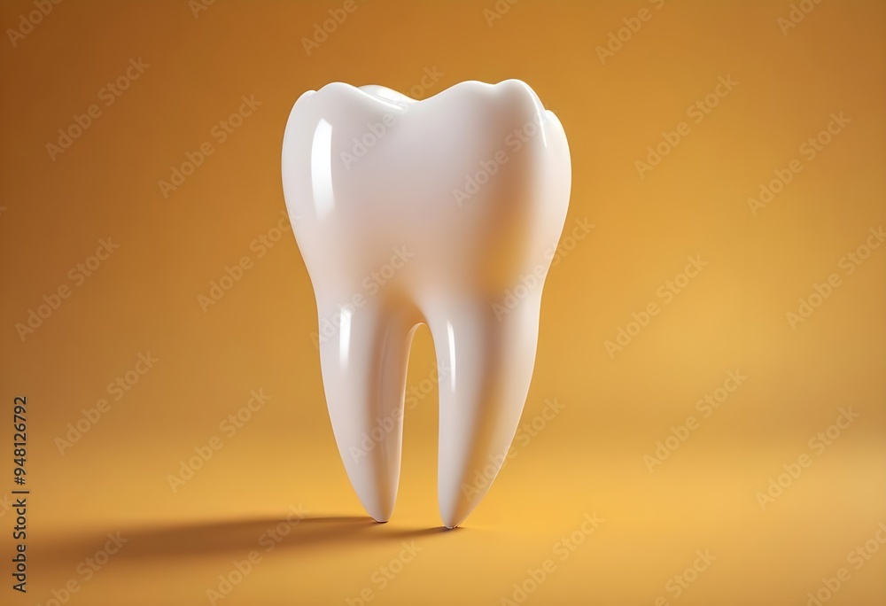 Tooth Illustration Isolated Dentist Background Digital 3D Graphic Design Tooth Illustration Isolated Dentist Background Digital 3D Graphic Design