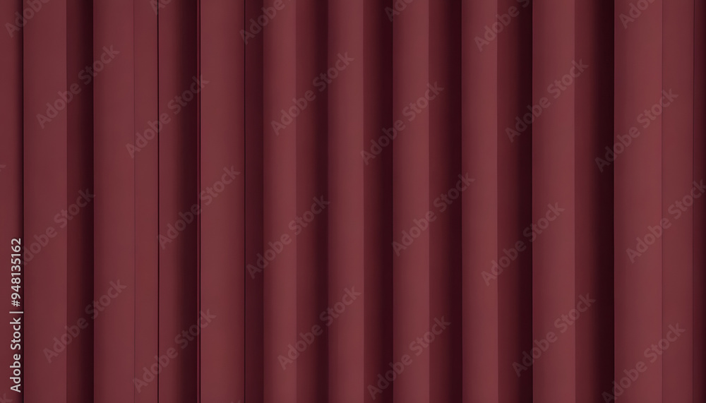 Red Vertical Blinds Velvet Background Illustration Shadows Lines Stripes Graphic Design
