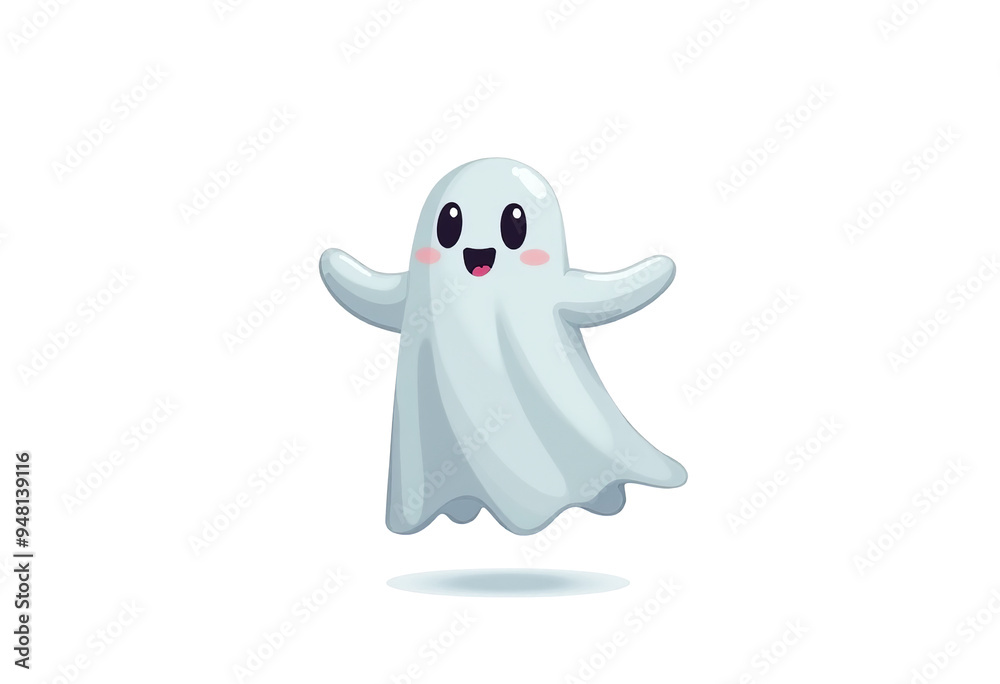 Floating Ghost Illustration | Isolated PNG for Digital Art and Animation Floating Ghost Illustration | Isolated PNG for Digital Art and Animation