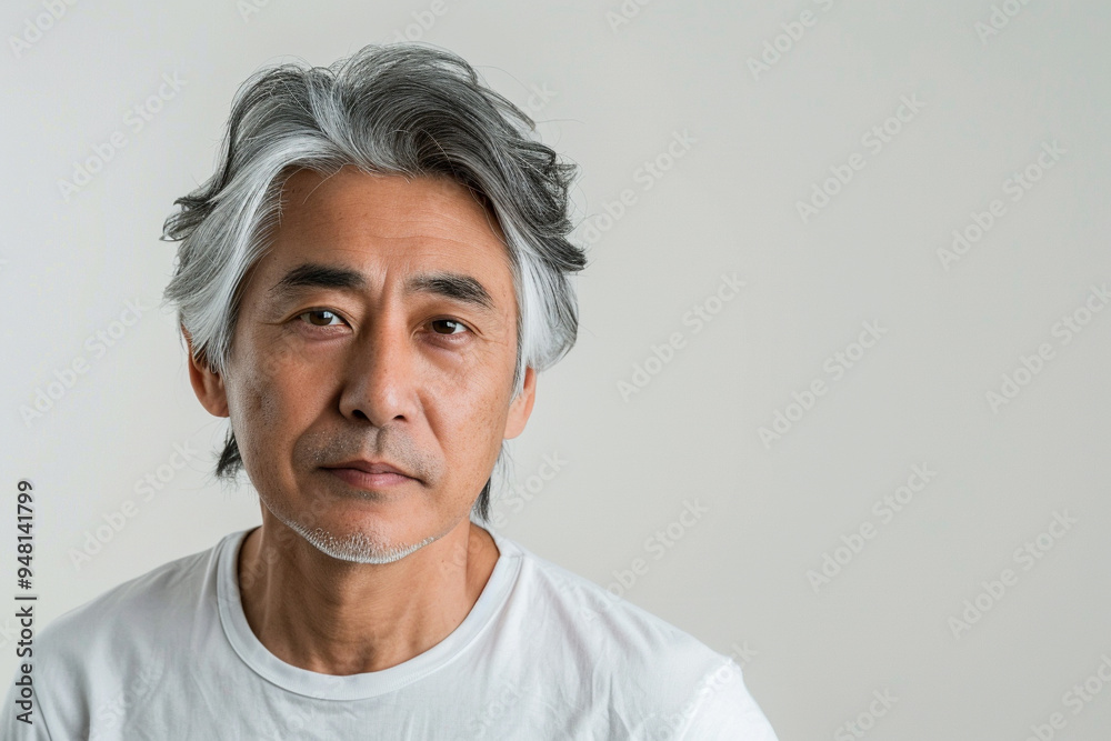 Portrait of a Man with Gray Hair Portrait of a Man with Gray Hair