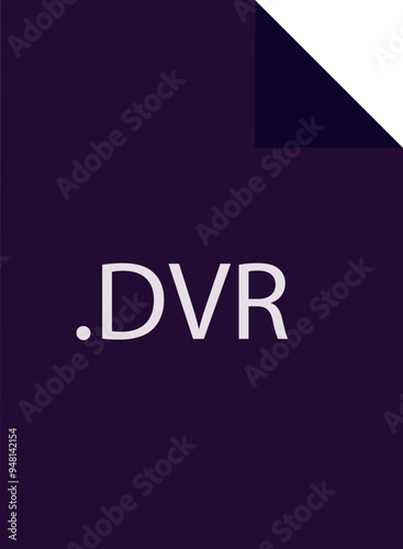 DVR File icon fill crisp corners  v1