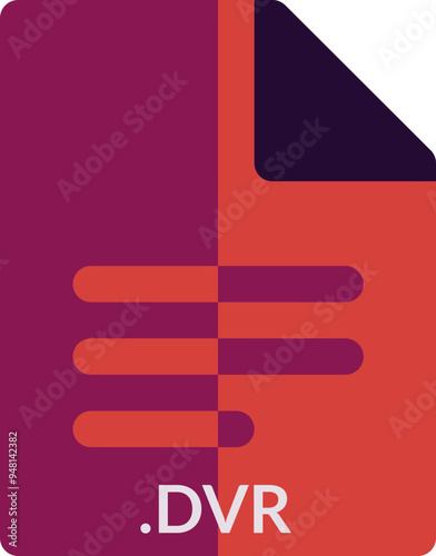 DVR icon 2 color combination mixture