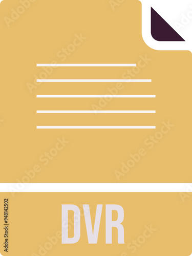 DVR ip file icon fill rounded corners