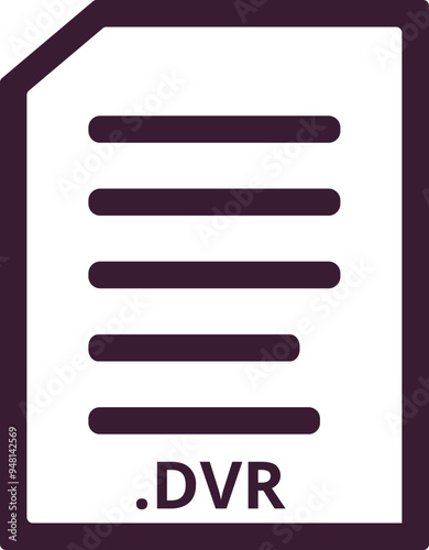 DVR line document icon