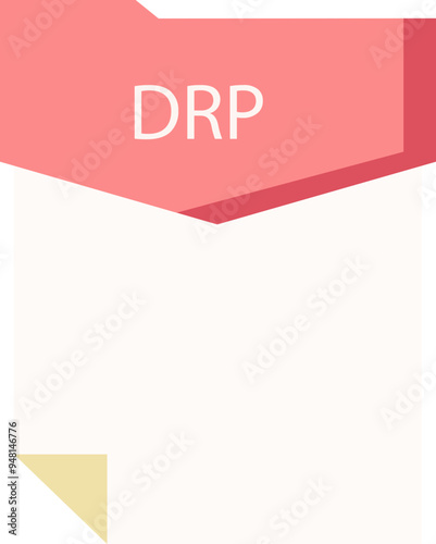 DRP File format minimal icon photo