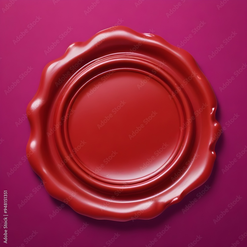 Red Wax Seal Mockup Old Sealed Empty Stamp Illustration Isolated Graphic Design Red Wax Seal Mockup Old Sealed Empty Stamp Illustration Isolated Graphic Design