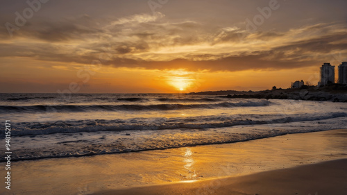 sunset at the beach