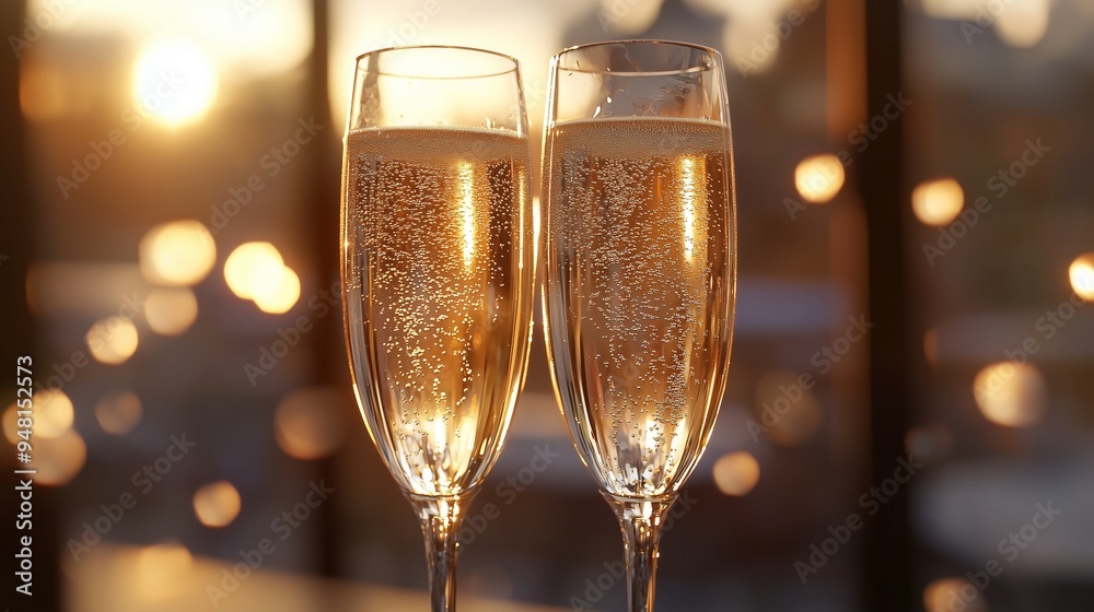 Celebration toast with champagne. Celebration toast with champagne.