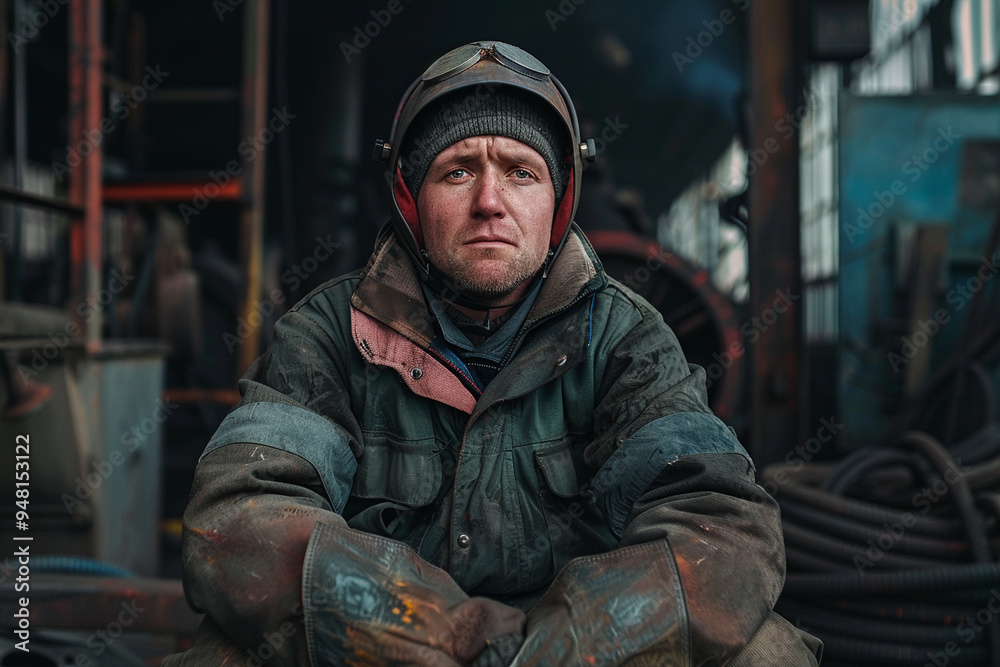 A Portrait of a Factory Worker