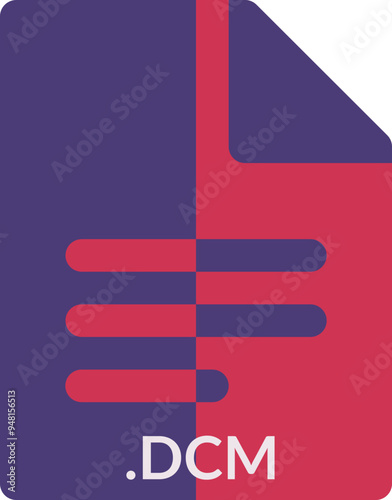 DCM icon 2 color combination mixture