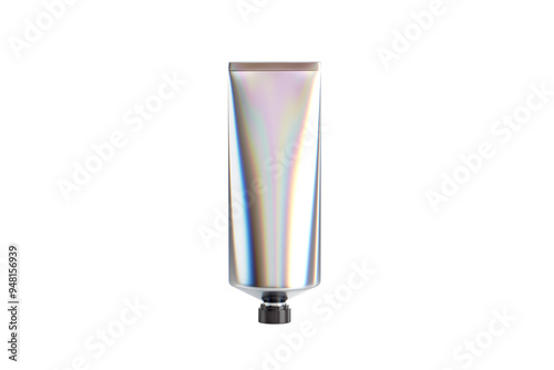 Obraz na plátně Metal plastic tube for medicine or cosmetics cream, gel, skin care, toothpaste