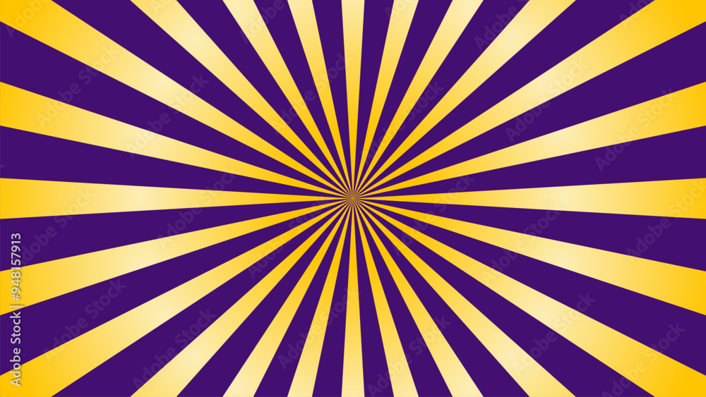 Sunburst yellow and purple background Sunburst yellow and purple background