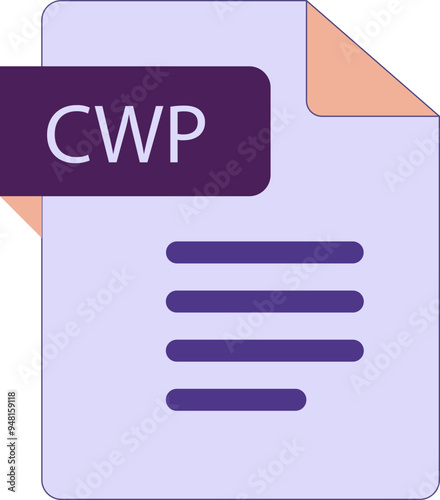 CWP File rectangular icon photo